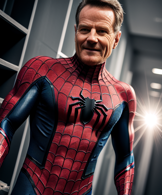 00047-408617124-modelshoot style, muscular,bryancranston dressed as spider-man,(no helmet),intricate details, lens flare, intricate detailed fac.png